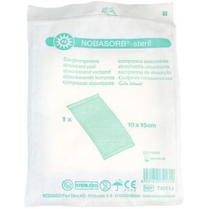Produktbild für Saugkompressen Nobamed Nobasorb, 3-lagig, steril