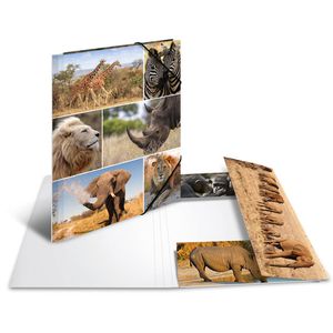 Produktbild für Zeichenmappe Herma 19214, Afrika Tiere, A4