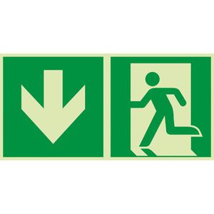 Hinweisschild Abtec ISO 7010 E001+E005 Kunststoff