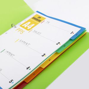 Produktbild für Register D.RECT 009400, A4, 1-5