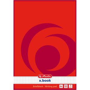 Produktbild für Briefblock Herlitz 717439 x-book, A4