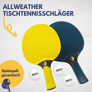 Produktbild für Tischtennisschläger Best-Sporting Outdoor, 5-teiliges Set
