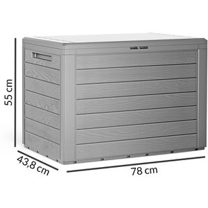 Produktbild für Gartenbox CASARIA Lille 108982, aus Kunststoff