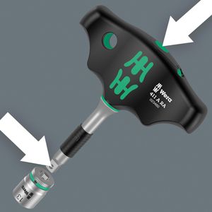 Produktbild für Steckschlüssel Wera Kompakt 400 RA Set 2, 9-teilig