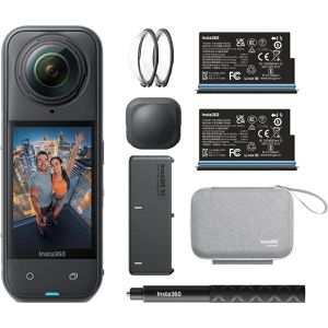 Action-Cam Insta360 X5 Essentials Bundle, wasserdicht bis 15m