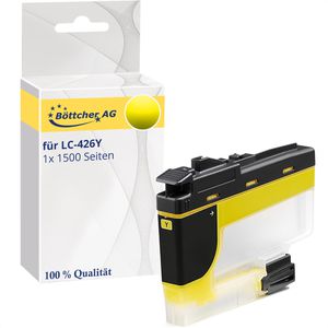 Produktbild für Tinte Böttcher-AG für Brother LC-426Y