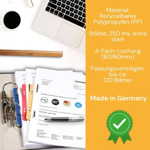 Produktbild für Heftstreifen perfect-line 34 x 150mm, farbig sortiert