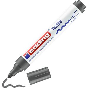 Produktbild für Textilmarker Edding 4500, grau