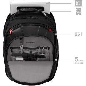 Produktbild für Laptop-Rucksack Wenger Pegasus 600639 schwarz/grau