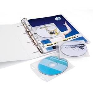Produktbild für CD-Hüllen Durable 522319, 140 x 130 mm, mit Lochung