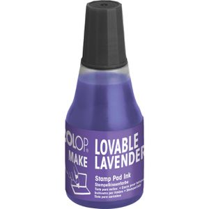 Produktbild für Stempelfarbe Colop Make, wasserbasiert, lovable lavender