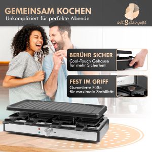 Produktbild für Raclette-Grill Clatronic RG 3757, für 8 Personen