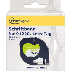 Produktbild für Schriftband Böttcher-AG für Dymo 91221, LetraTag