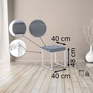 Produktbild für Sitzhocker CLP Barci, 1027808, bis 115 kg