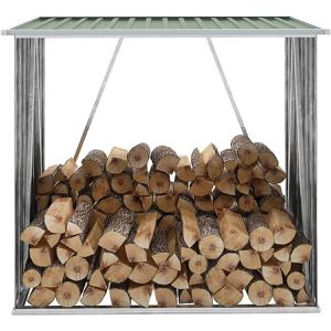 Produktbild für Holzunterstand vidaXL Holzlagerschuppen, grün