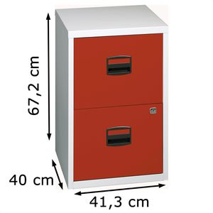 Produktbild für Hängeregisterschrank Bisley-Home PFA2-506