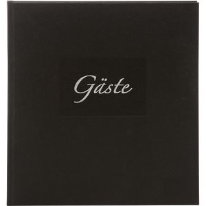 Produktbild für Gästebuch Goldbuch 48045 Seda, schwarz