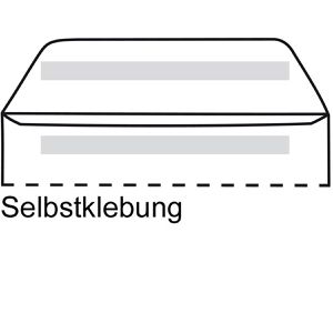Produktbild für Briefumschläge Mailmedia grau, C6
