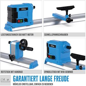 Produktbild für Drechselbank Güde GDM 600, 11421, 230 V