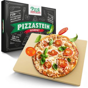 Produktbild für Pizzastein Pizza-Divertimento Gourmet bis 900°C, aus Cordierit