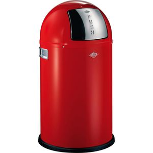 Produktbild für Mülleimer Wesco Pushboy Junior, rot