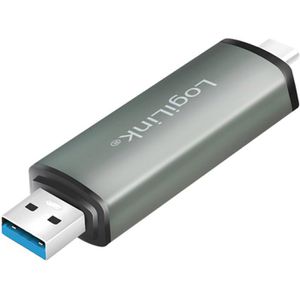 Produktbild für Kartenleser LogiLink CR0043, 2 in 1, USB &amp; USB-C 3.0
