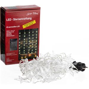Produktbild für Lichterkette Star-Max Sterne, 40LED, innen + außen