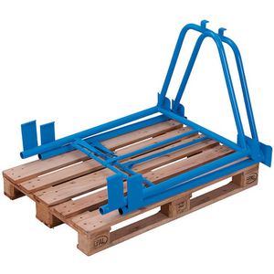 Produktbild für Palettenaufsatz VARIOfit Typ 65K, pa-080.301, blau, Stahl