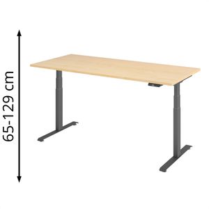 Schreibtisch Böttcher-AG Base Lite, ahorn / graphit