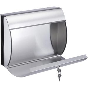 Produktbild für Briefkasten Böttcher-AG 60185, silber, aus Edelstahl