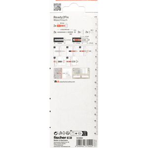 Produktbild für Schrauben-Dübel-Set Fischer 553882, Ready2Fix Waschtisch