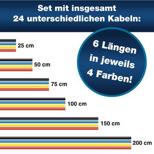 Produktbild für Messleitung PeakTech P 8202, 25-teilig