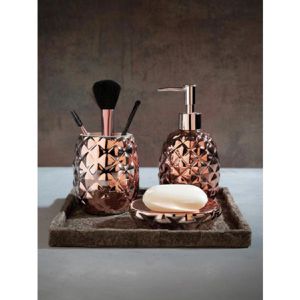 Produktbild für Zahnputzbecher Axentia Copper, kupfer, aus Keramik