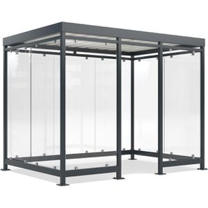 Personenunterstand WSM Köln K3 c/c, anthrazit, aus Metall