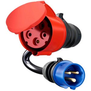 Produktbild für Wallbox-Steckeradapter go-e Gemini flex, CH-04-01, 22 kW