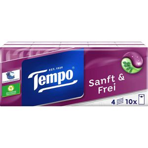 Taschentücher Tempo Sanft und Frei, mit Eukalyptus, Päckchen