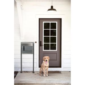 Produktbild für Briefkasten Ondis24 Atlanta PACK, anthrazit/silber, aus Stahl