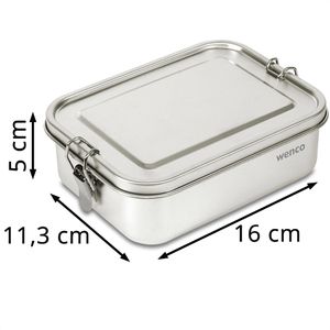 Produktbild für Lunchbox wenco 555661, Edelstahl