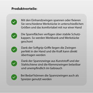 Produktbild für Einhandzwinge Trutzholm 7025