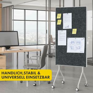 Produktbild für Moderationstafel Floordirekt GIANT, mit Rollen