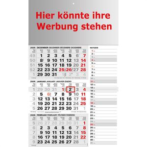 Produktbild für 3-Monatskalender Böttcher-AG Kombi Köln, mit Werbedruck