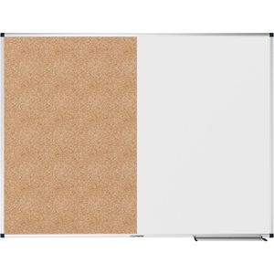 Kombitafel Legamaster 7-108643, 2 in 1, braun / weiß