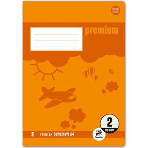 Produktbild für Schulheft Staufen Premium 734010632, für 2. Klasse, A4