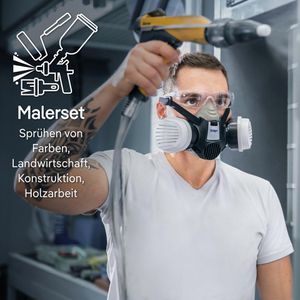 Produktbild für Atemschutzmaske Dräger Halbmaske 3300 Lackierer
