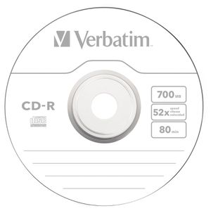 Produktbild für CD-Rohlinge Verbatim 43432, CD-R