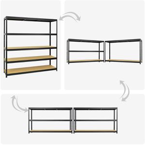 Produktbild für Weitspannregal PROREGAL Giant Elephant, 5 Holzböden