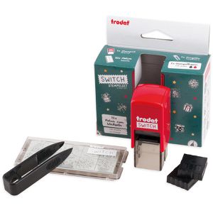 Produktbild für Motivstempel Trodat Switch Set Weihnachten, aus Kunststoff
