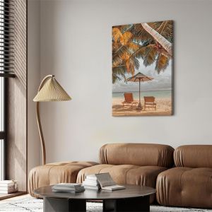 Produktbild für Wandbild Artgeist Palmen &amp; Strand