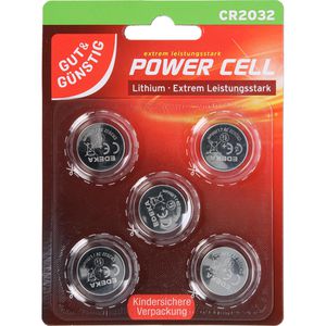 Knopfzelle Gut&Günstig CR2032