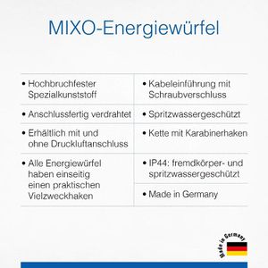Produktbild für Hängeverteiler as-Schwabe Mixo V, IP44 für außen